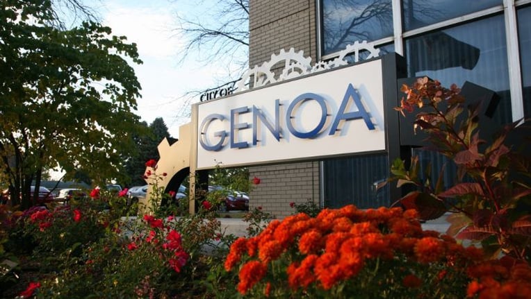 Genoa Illinois city sign