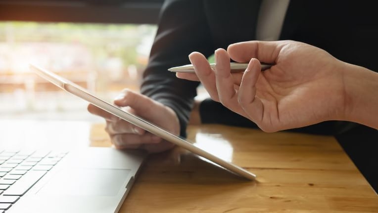 Local government staff discussing upcoming budget for community development software