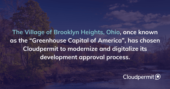The Village of Brooklyn Heights in Ohio Selects Cloudpermit