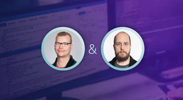 Tutustu ohjelmistokehitystiimiin: Software Developers Lasse ja Aarne 