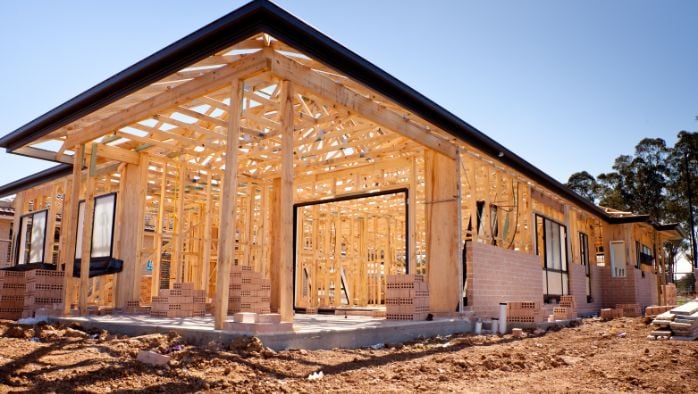 Residential home under construction