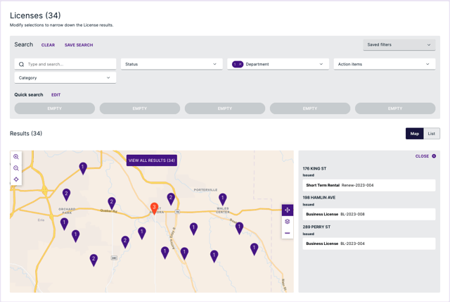 Licensing GIS View