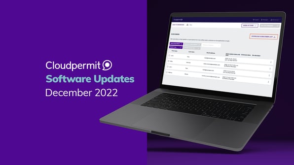 Software updates December 2022
