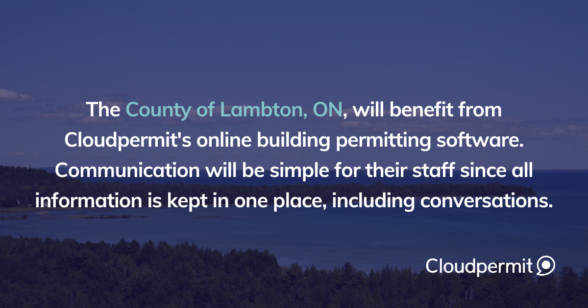 County of Lambton Launches Building Permitting in 11 Municipalities