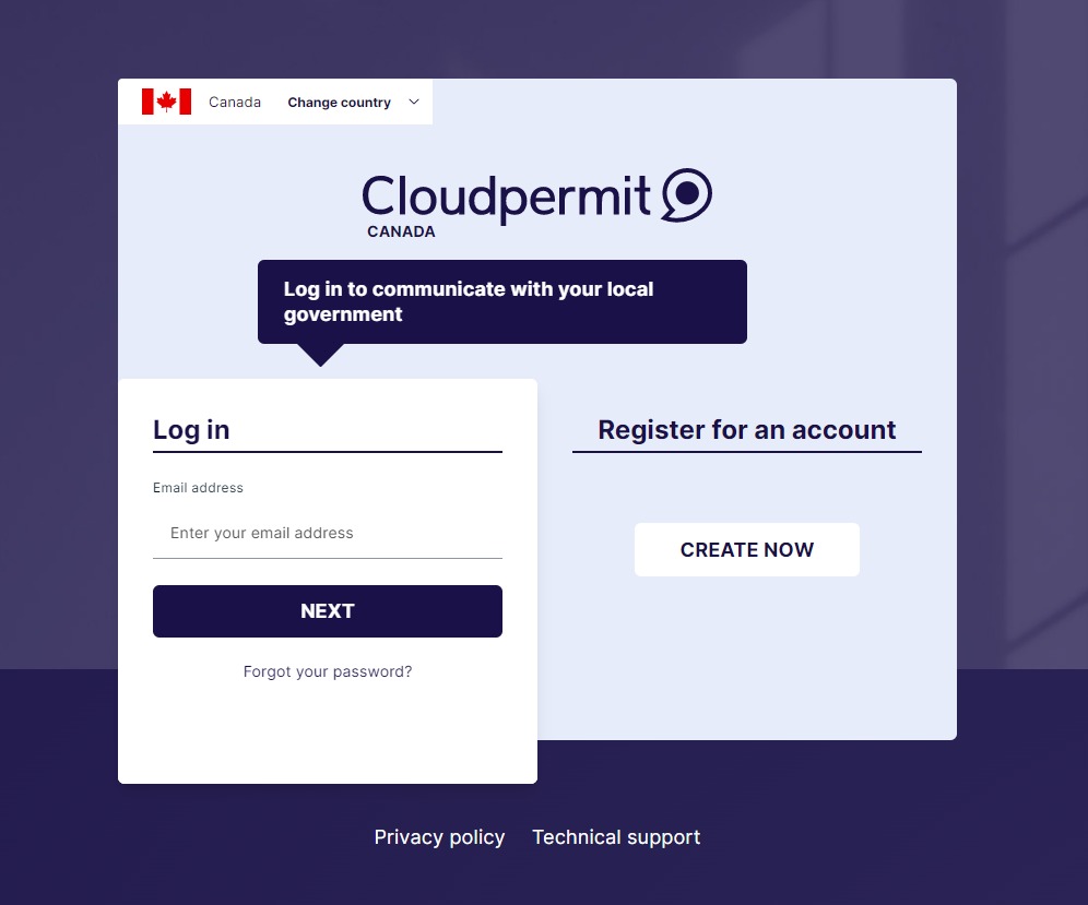 Log into Cloudpermit 